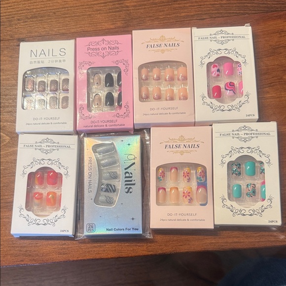 press on nails Other - Assorted False Nails Set